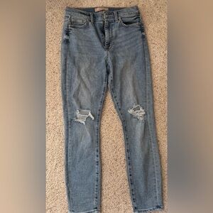 7 For All Mankind luxe vintage“The Highwaist ankle skinny